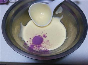 紫薯花纹蛋糕卷的做法步骤11