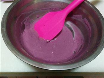 紫薯花纹蛋糕卷的做法步骤12
