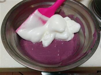 紫薯花纹蛋糕卷的做法步骤13