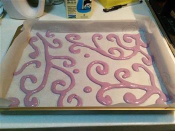 紫薯花纹蛋糕卷的做法图解15