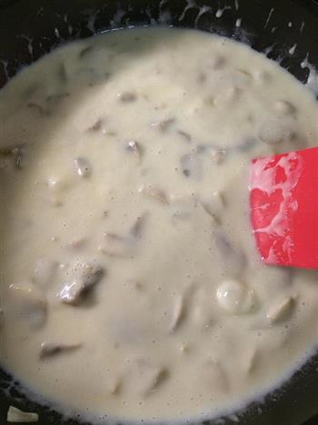 鸡肉蘑菇奶汁焗烤花椰菜的做法图解10