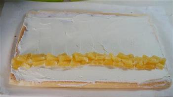 香橙戚风奶油蛋糕卷的做法步骤19