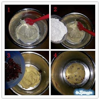 蔓越莓奶酥饼干的做法步骤4