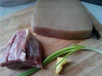 魔芋豆腐酿猪肉的做法步骤1