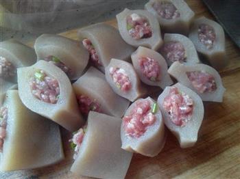 魔芋豆腐酿猪肉的做法步骤8
