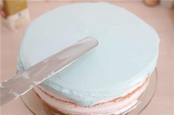 双层生日蛋糕的做法步骤13