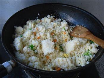 蛋炒二米饭的做法步骤6