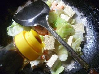 虾肉圆白菜冻豆腐的做法图解10