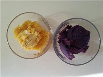 紫薯红豆饼的做法步骤6