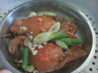 锯缘青蟹肉粥的做法步骤3
