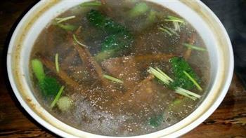 黄花青菜猪肝汤的做法图解7