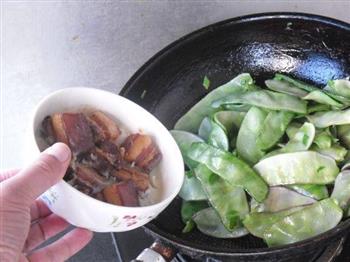 红烧肉烧扁豆的做法步骤4