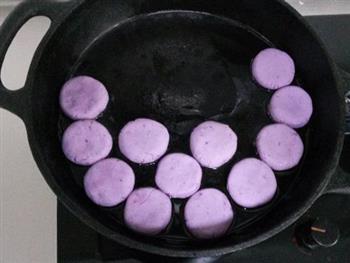 紫薯饼的做法步骤9