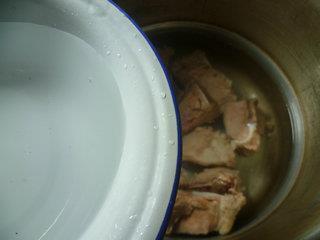 豆结青菜肉骨汤的做法步骤4