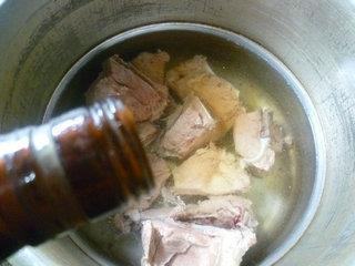 豆结青菜肉骨汤的做法步骤5
