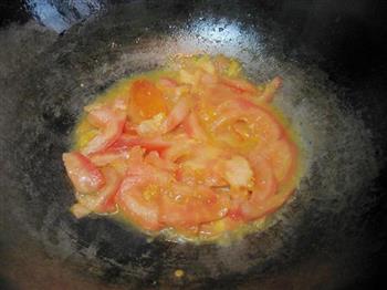 番茄蛋花面的做法步骤3