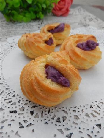 紫薯泡芙的做法步骤11