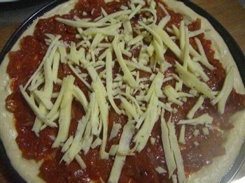 火腿核桃仁披萨的做法步骤12