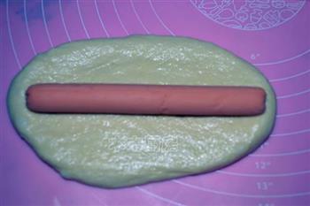 香葱火腿沙拉酱面包的做法步骤4