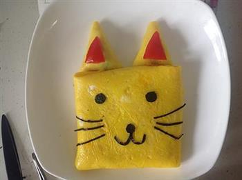 猫咪蛋包饭的做法步骤12