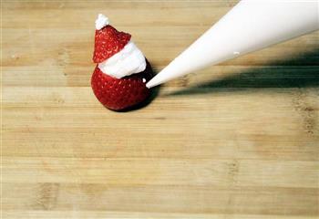 草莓圣诞老人的做法图解7