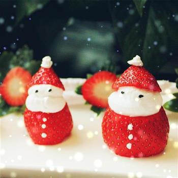 草莓圣诞老人的做法步骤9