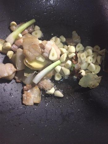 五花肉豆角土豆焖面的做法步骤3