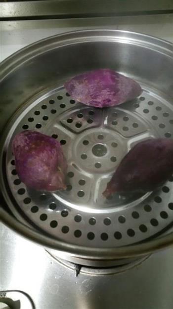 紫薯南瓜饼的做法图解4