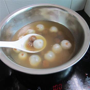 桂圆荔枝煮汤圆的做法图解5