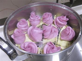 紫薯玫瑰花的做法图解13