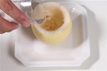 冰糖蒸梨的做法图解2