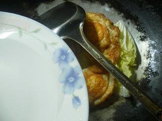 白菜芯煮荷包蛋的做法步骤4