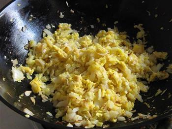 白菜虾皮炒鸡蛋的做法图解9