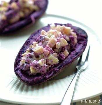 超美味的紫薯沙拉的做法图解5