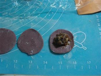 紫葡萄蒸饺的做法步骤12