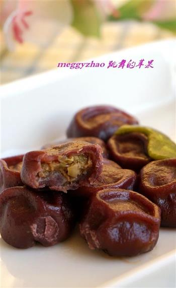 紫葡萄蒸饺的做法步骤17