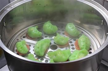 翡翠蒸饺的做法步骤11