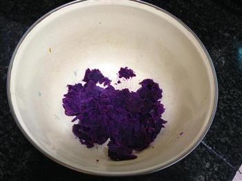 双色紫薯芝士卷的做法图解1