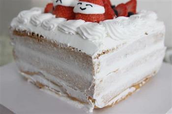 圣诞草莓雪人蛋糕的做法图解15