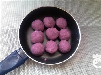 花朵紫薯酥的做法步骤4