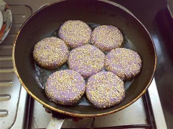 芝心紫薯饼的做法图解8