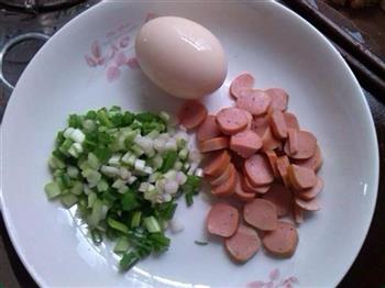 火腿蛋炒饭的做法步骤1