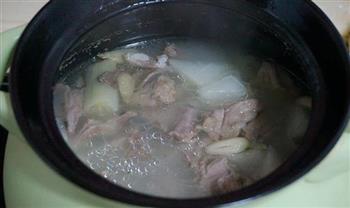 白萝卜羊肉汤的做法图解9