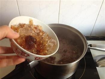 桃胶薏米红豆羹的做法步骤5