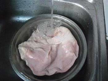 粉条猪肚汤的做法步骤2