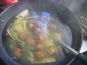 绿豆面丸子汤的做法步骤8