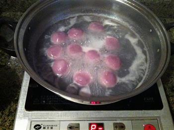核桃芝麻紫薯汤圆的做法步骤12