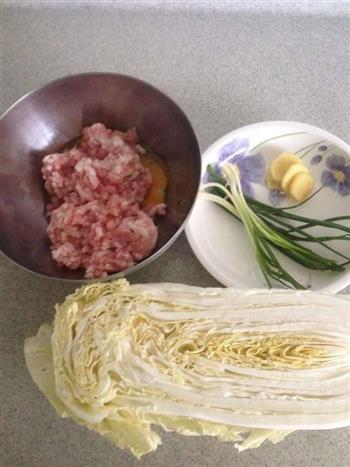 白菜水饺的做法步骤1