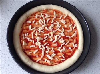七彩鲜蔬培根披萨的做法图解10
