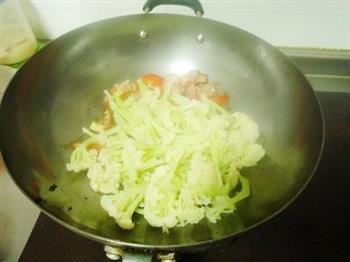 培根干锅花菜的做法步骤10